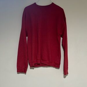Hanes Slightly Heatherd Red Sweatshirt